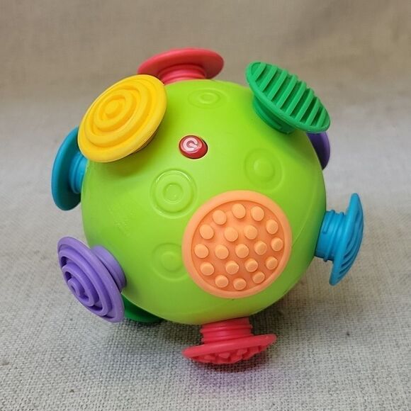 Fisher Price Learn Shapes & Colors VTech Move And Crawl Ball, Bumpie Ball - Picture 8 of 12